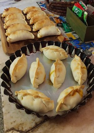 Una foto de Empanadas de Texturado de Soja súper jugosas
