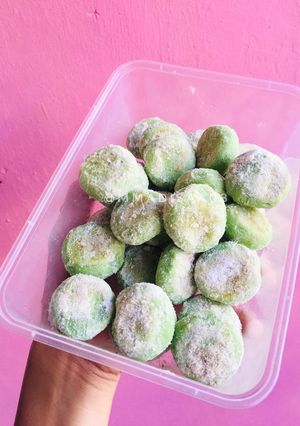 Foto resep Putri Salju Pandan Keju