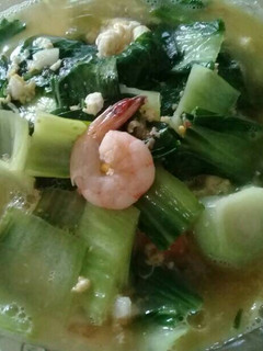 Foto resep Ca Sawi bangkok udang