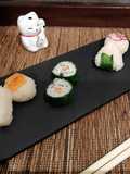Assortiments de sushis végétariens aux radis noir
