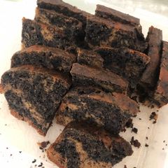 A picture of Brown butter banana black sesame bread.