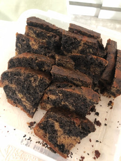 A picture of Brown butter banana black sesame bread.