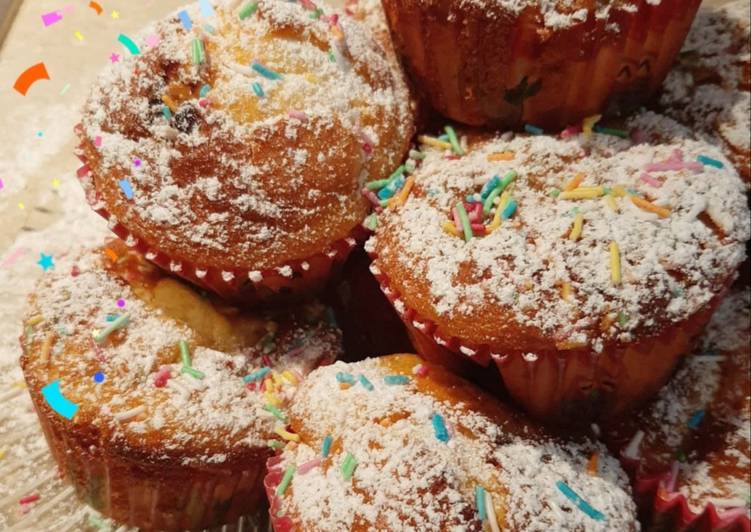 Muffin alle mele e gocce di cioccolato