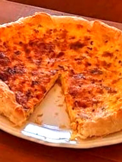 Foto de Quiche de Salmão e Alho Francês