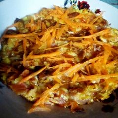 A picture of Ndazi omelette.