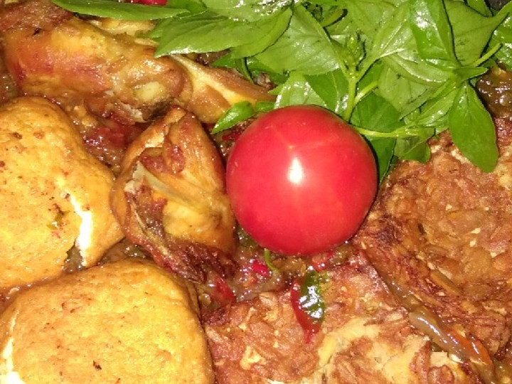 Ternyata begini loh! Resep praktis buat Tahu tempe ayam penyet sambel kemangi dijamin sempurna