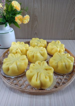 Foto resep Bakpao Pumpkin Kacang Merah
