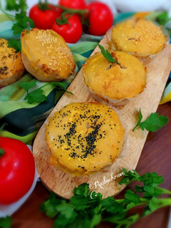 عکسی از دستور نان سیب زمینی و پنیر (بدون فر)