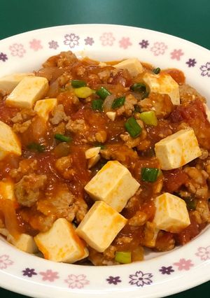 蕃茄豆腐肉燥燴飯 的食譜成品照片