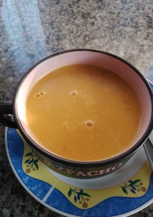 Una foto de Crema de calabacín