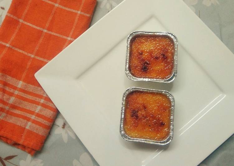 Resep Crème Brûlée (Caramelize using hot spoon) you gonna love this!, Enak Banget