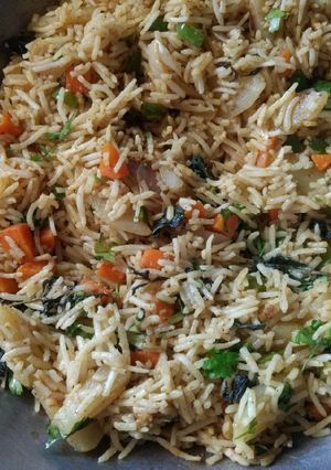 A picture of Masala pulao.