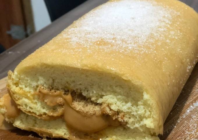 Receita fácil de bolo de rolo fofinho