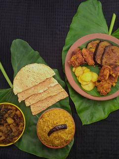 A picture of Bengali masoor dal khichdi.