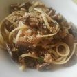 Bavette con funghi e luganega