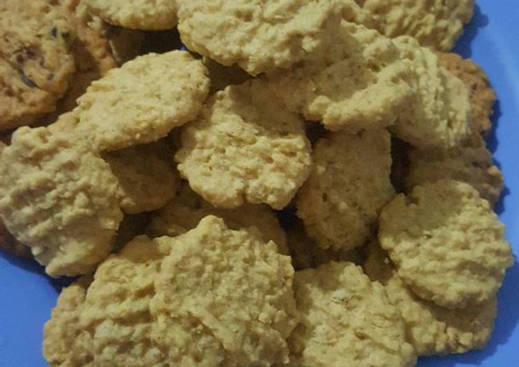 Resep Cookies oatmeal Anti Gagal