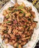 Stir Fried Sticky Rice Cakes