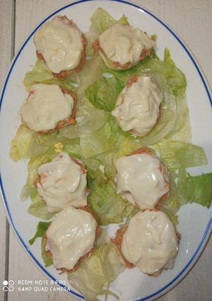 Una foto de Huevos rellenos