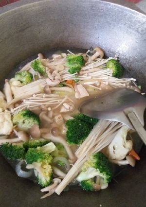 Foto resep Tumis jamur enoki