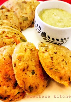 A picture of Otas masala idli healthy and less oil recipe.