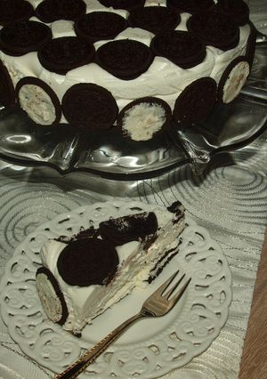 Φωτογραφία της συνταγής Τούρτα παγωτό με oreo και λευκή σοκολάτα