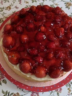 Gyümölcstorta recept fotója