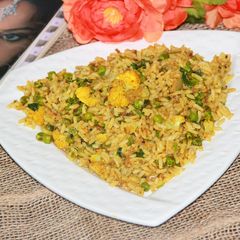 Cauliflower Green Peas Pulao A picture of Cauliflower Green Peas Pulao.
