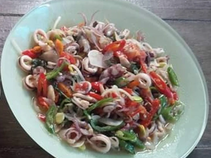 Cara Gampang Membikin Resep Oseng Cumi Pedas Kemangi yang Sempurna Anti Ribet, Menggugah Selera