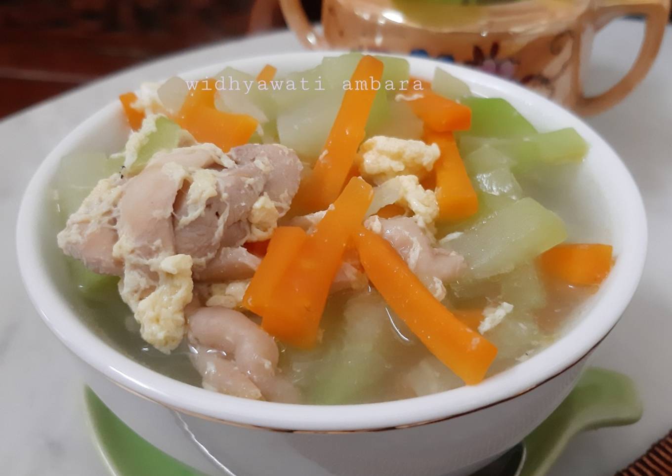 Soup Labu Siam Wortel