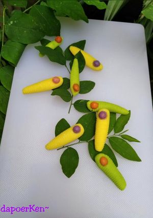 Foto resep Caterpillar cookies teflon