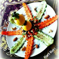 A picture of Decorative Healthy Salad.