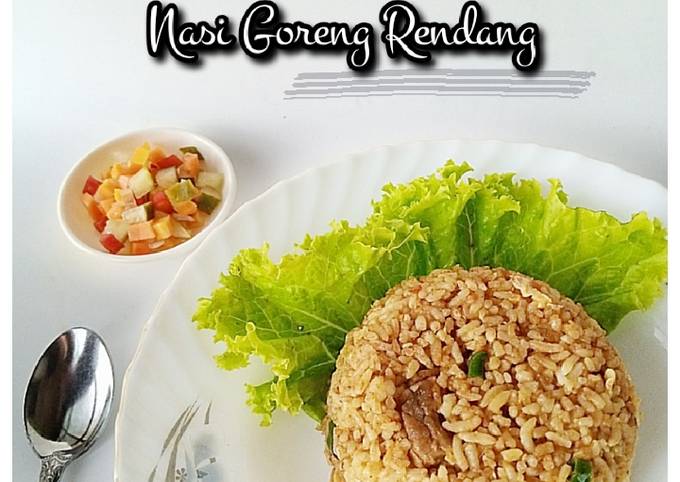 Standar Resep enak bikin Nasi Goreng Rendang yang sempurna