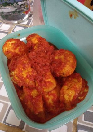 Foto resep 02. Sambal Telur Tahu