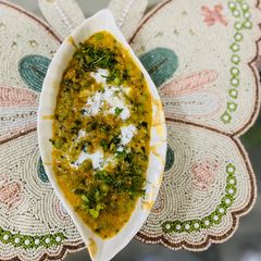A picture of Methi Matar Malai Dhaba Style creamy and low fat.