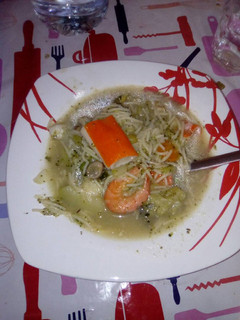 Una foto de Sopa de marisco