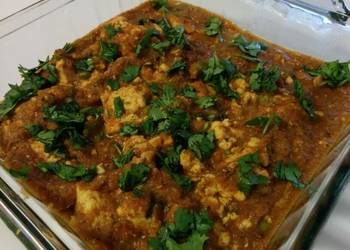 Easiest Way to Prepare Appetizing Paneer butter mutter masala