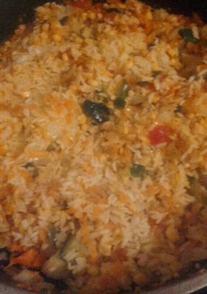 Una foto de Arroz primavera