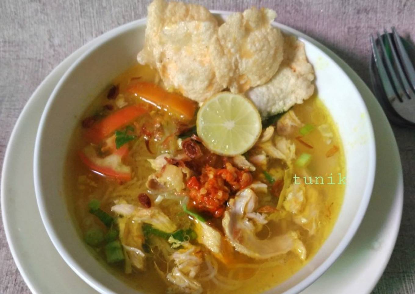 394. Soto Ayam Kuah Kuning