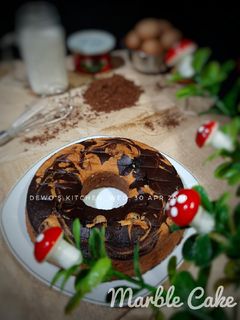 Foto resep Marble Cake / Marmer Cake