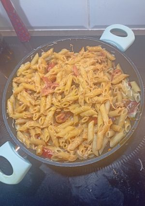 Une photo de Pasta au chorizo