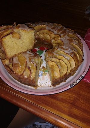 Una foto de Torta de manzana