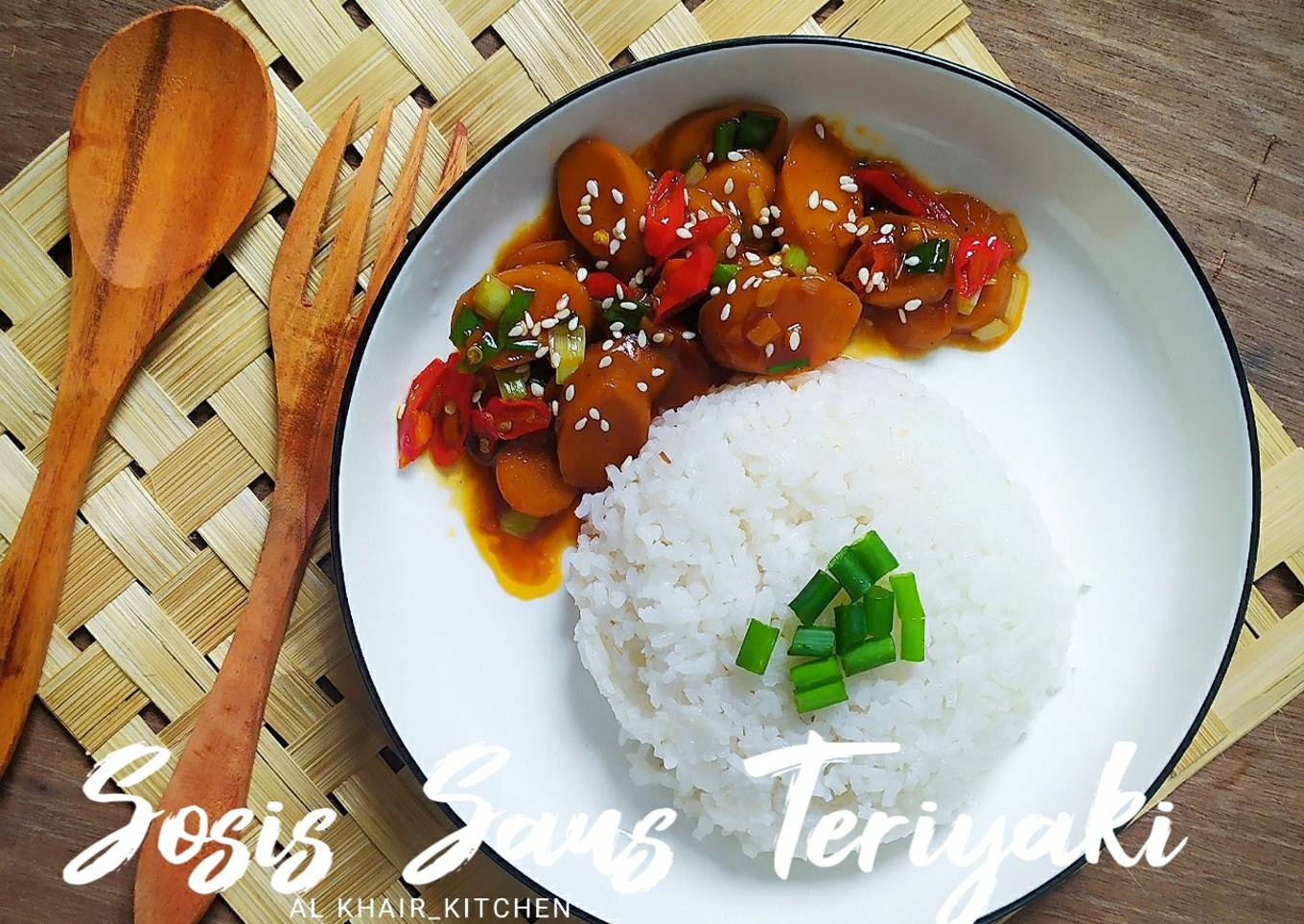 Sosis Saus Teriyaki Pedas Simple