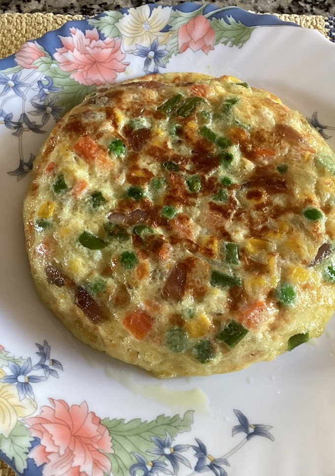 Una foto de Tortilla de vegetales