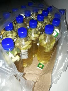 A picture of Detox water.