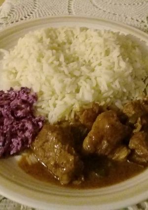 A picture of Tasty rich oxtail stew.