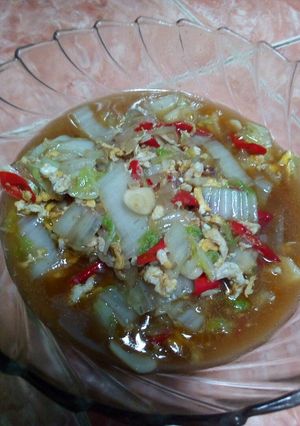 Foto resep Tumis sawi putih dan telur