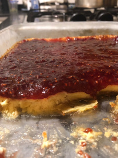 Una foto de Cheesecake sin base😱