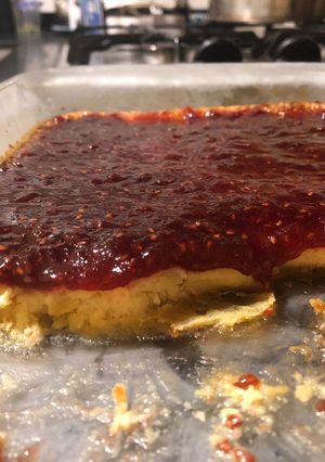 Una foto de Cheesecake sin base😱