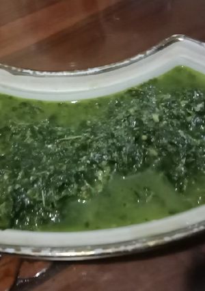 Foto resep Gulai Daun Ubi/Singkong Tumbuk
