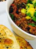 Chili vegetariano con soya